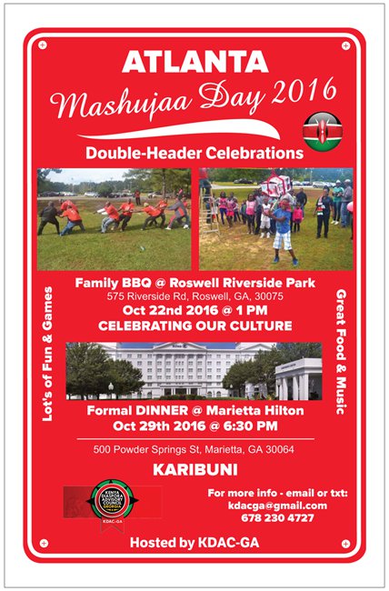 Mashujaa Day 2016 - Atlanta