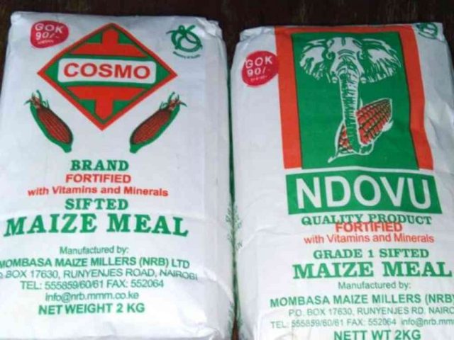 Kenyan Government Introduces Branded Unga, 2Kg Pack to Retail at Sh90