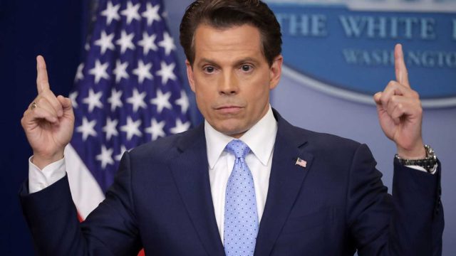 White House Communications Director Anthony Scaramucci Removed from His Job, Just 10 Days after He Was Hired