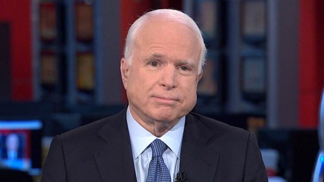 U.S. Senator John McCain Diagnosed with Brain Cancer