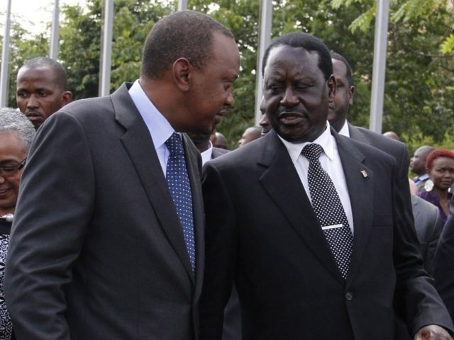 President Uhuru Trails Raila in Latest Nairobi County Poll