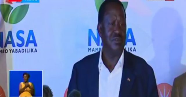 Raila Rejects Provisional Presidential Results Being Announced by IEBC, Calls Them "Fake" and "Fictitious"