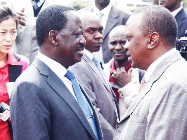 President Uhuru, Raila Engage Each other on Twitter