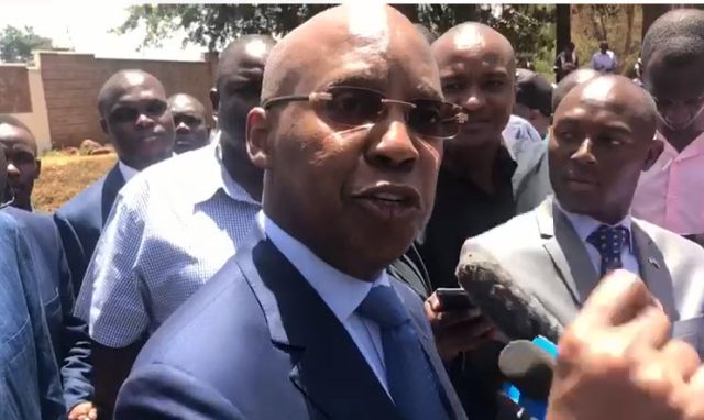 Drama as Heavily Armed Cops Surround Businessman Jimmy Wanjigi's Car in Nairobi