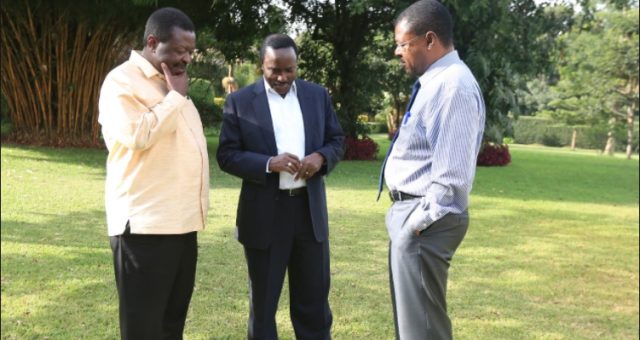 Kalonzo, Wetang'ula, Mudavadi 'Cry Foul' after Raila Fails to Consult them Before Meeting President Uhuru