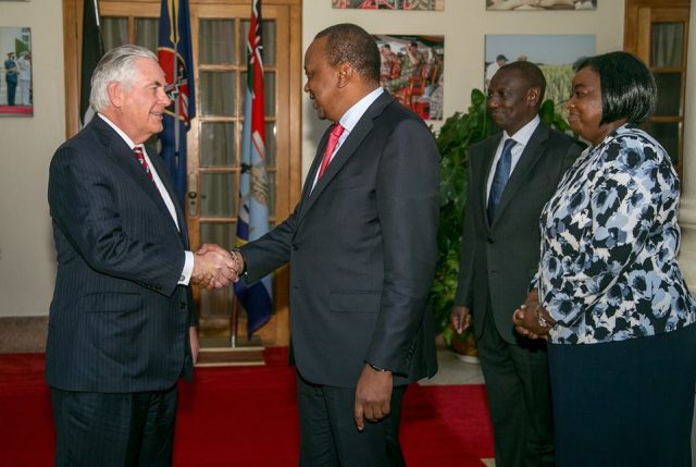 US President Trump Sacked Rex Tillerson While the Secretary of State Was in Kenya