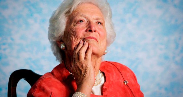 Former US First Lady Barbara Bush Dies