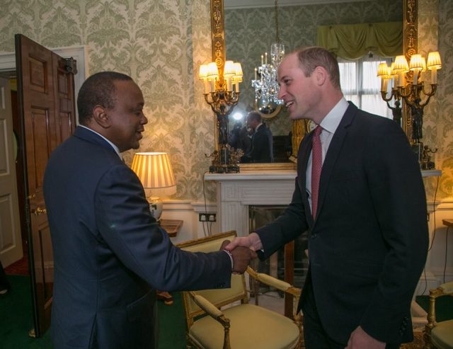 Kenyans Online Excited by President Kenyatta's Handshake with Prince William in London