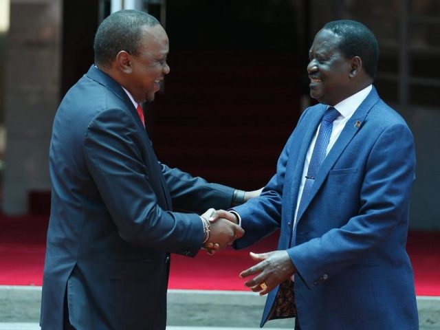 President Kenyatta Heaps Praises on Raila 