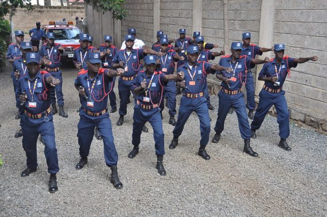 Gov't Allows Kenyan Private Security Guards to Use Firearms 