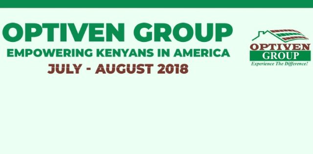 Optiven Real Estate "Empowering Kenyans in America" Tour Schedule