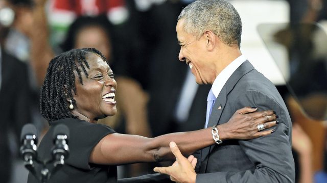 Auma Obama's Begging Comments About Kenyans Lands Her in Trouble with Online Users 