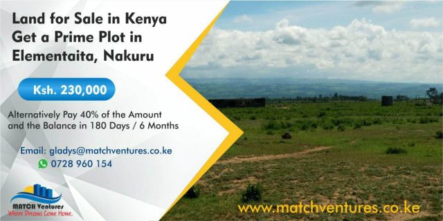 Match Ventures: Prime Plots for Sale in Nakuru, Kenya