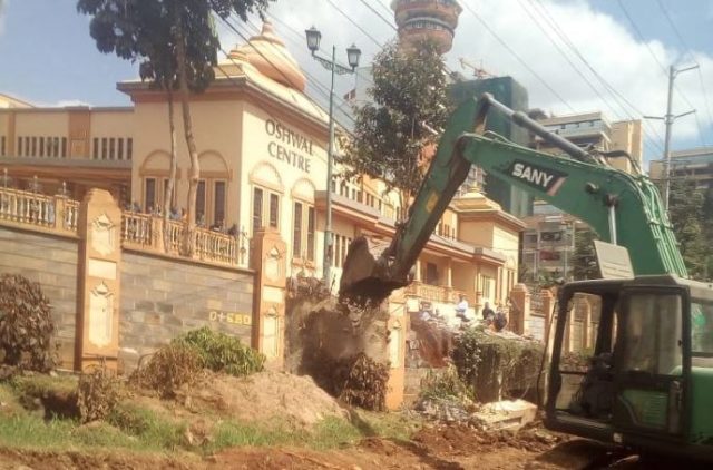 Demolition of Parts of Oshwal Centre in Parklands Begins