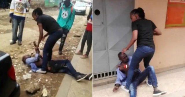 Authorities Launch Hunt for Nairobi Woman Videotaped Beating Up Man [VIDEO]