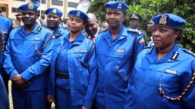 Kenyan Police Officers to Begin Wearing New Uniforms from December 12th