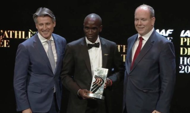 Kenyan Marathon Great Eliud Kipchoge Named World Male Athlete of the Year