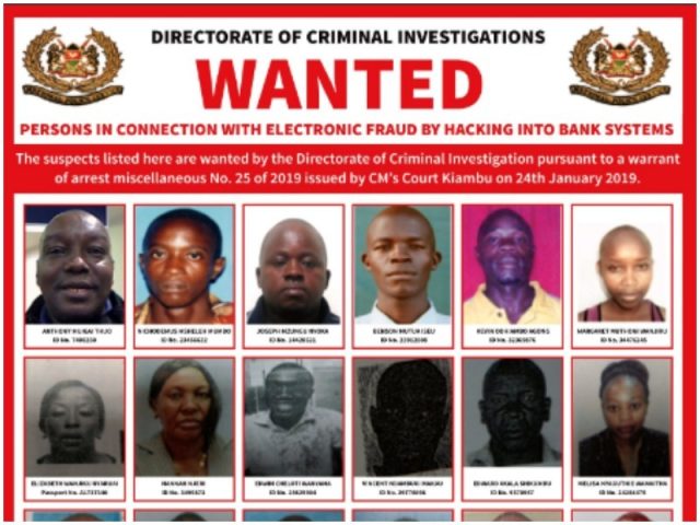 Police Launch Hunt for 130 Suspects Accused of Stealing Millions of Shillings from Banks through Hacking