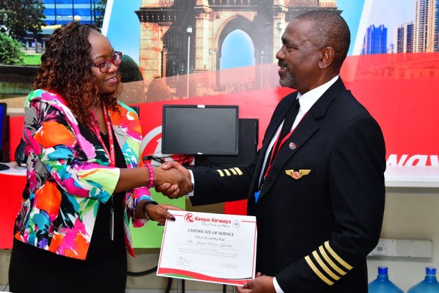 Captain Joseph Kinuthia, the Pilot who Flew Kenya Airways' Maiden Direct Flight to the US Retires