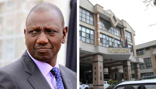 NLC Insists Deputy President William Ruto Must Pay for Weston Hotel Land at Current Market Price