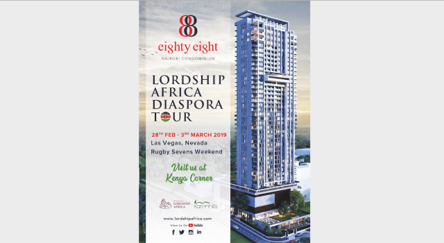 Lordship Africa to Showcase its Latest Development, 88 Nairobi (Sub-Saharan Africa Tallest Residential Building), in Las Vegas