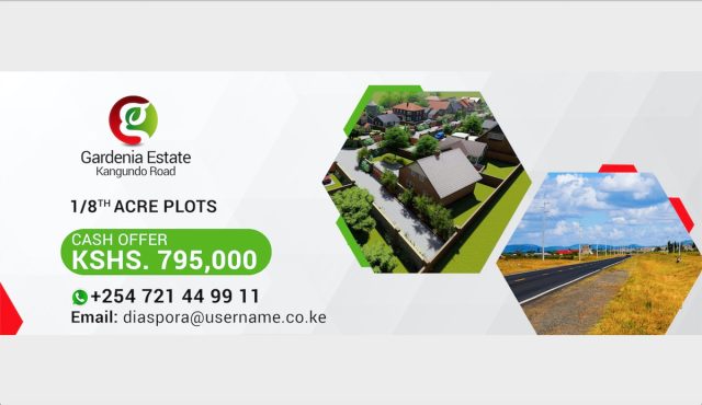 Plots for Sale in Gardenia Estate along Kangundo Rd