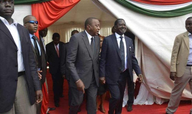 Uhuru, Raila Cancel Mt. Kenya Tour After Intelligence Points Out to Hostile Welcome