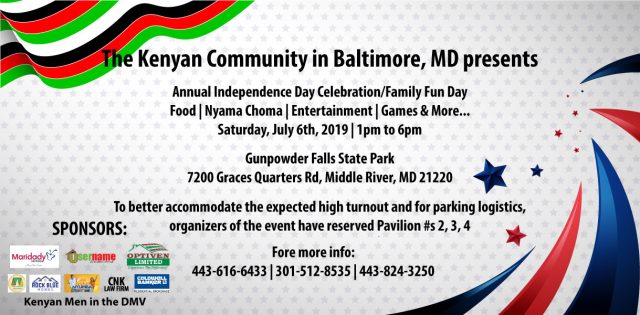 Username Investments Set to Join the Kenyan Community in Baltimore for the Annual Independence Day Celebrations