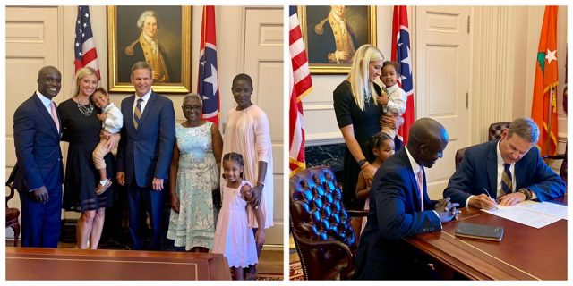 Kenyan-Born Hodgen Mainda Sworn-in as Tennessee Commissioner of Commerce and Insurance