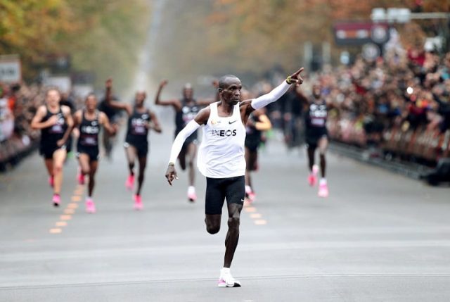 History Made as Kenya’s Eliud Kipchoge Breaks Sub-2-Hour Marathon Barrier by 20 Seconds