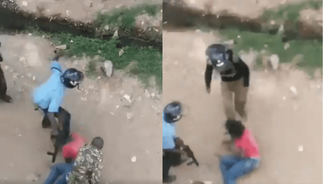 Outrage as Videos of Police Officers Clobbering JKUAT Students go Viral