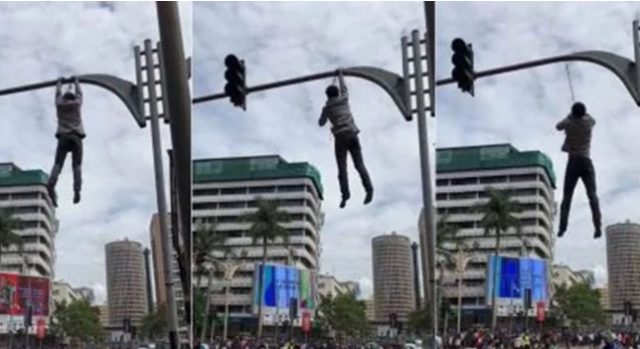 Shock as Man Claiming to be Jesus Tries Hanging Himself in Nairobi CBD