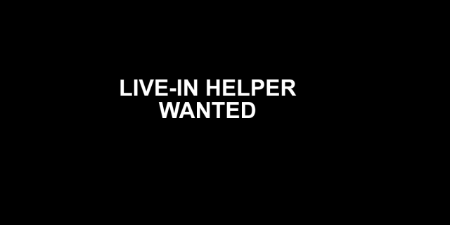 Live-In Helper Wanted in Harrisburg, Pennsylvania