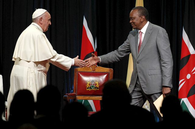  Uhuru Cancels Meeting with Pope Francis over Coronavirus 