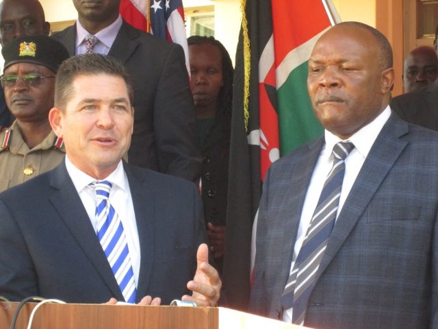 US Ambassador Kyle McCarter Shames Kericho Governor Chepkwony for ‘Relaunching’ Equipment Donated by the US 