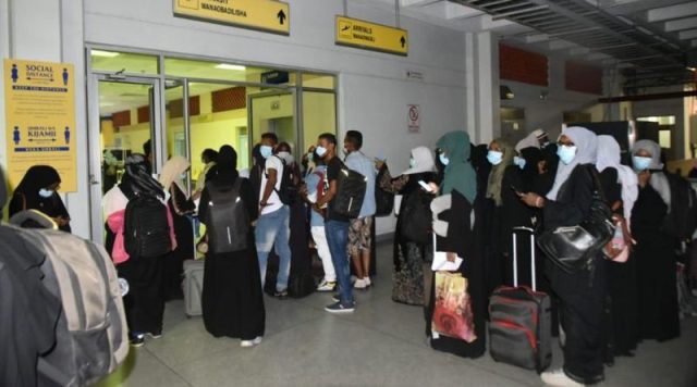 129 Kenyan Students Stranded in Sudan Flown Back Home