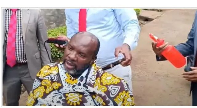 Kirinyaga MCA Shaves Head, Beard to Celebrate Governor Waiguru’s Impeachment