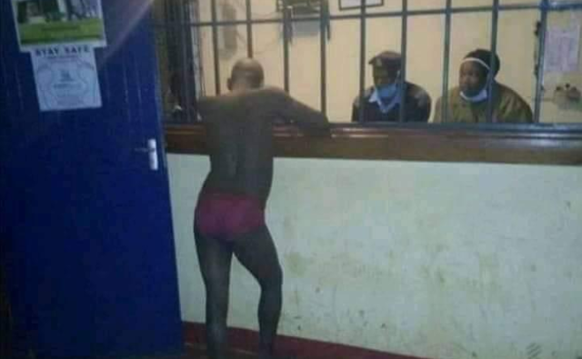 Naked Nairobi Man Runs into Police Station After KDF Soldier Allegedly Busts Him with His Wife