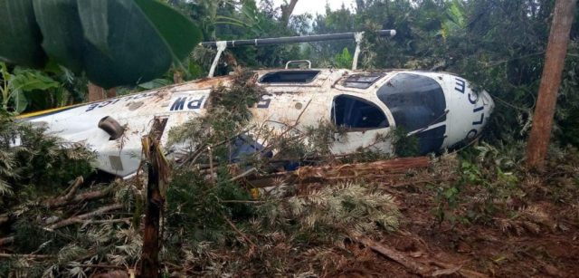 Six Injured as Kenya Police Helicopter Crashes in Meru