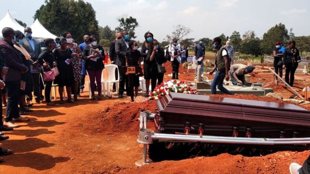 Gospel Singer Ruth Matete Finally Buries Nigerian Husband in Nairobi 