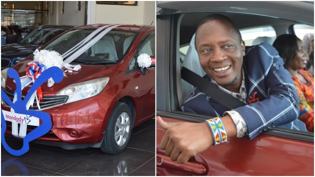 President Uhuru’s Look-Alike Michael Gitonga Gifted Sh700,000 Car by Maridady Motors