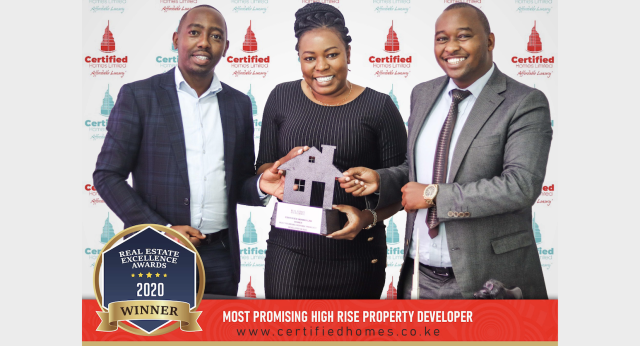 Certified Homes Feted the Most Promising High Rise Property Developer in 2020