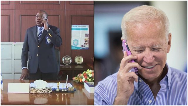 US President-Elect Joe Biden Holds Phone Conversation with Kenya President Uhuru Kenyatta 