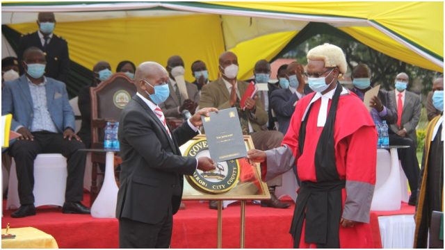 Speaker Benson Mutura Sworn-In as Acting Nairobi Governor 