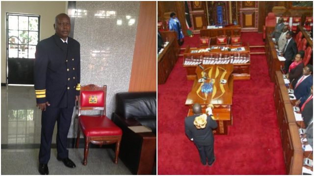 Senate Serjeant-at-Arms Shoots Himself While Confronting Robbers in Thika 