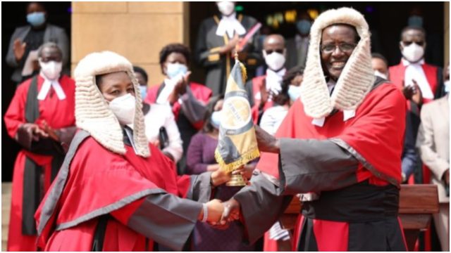 Chief Justice David Maraga Hands over Instruments of Power as He Exits Office