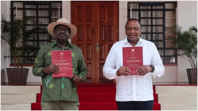 Uhuru, Raila Names Missing in BBI Verified Signatures 