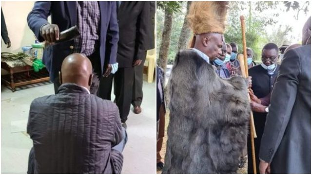 Senator Gideon Gideon Moi Finally Crowned by Talai Elders in 4am Ceremony 