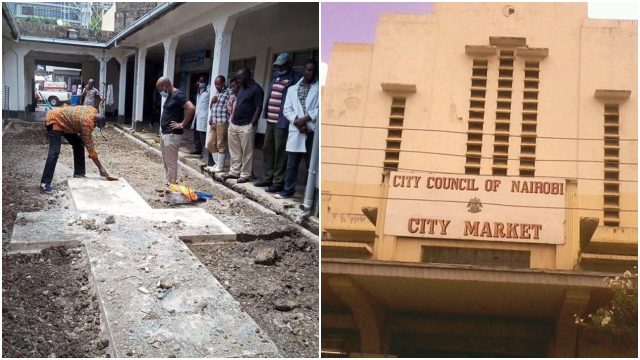 Archeologists Called as Mysterious Crucifix is Discovered Inside City Market in Nairobi