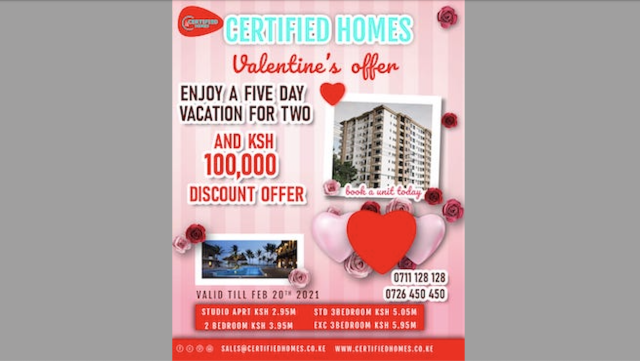 Certified Homes Valentine Offers